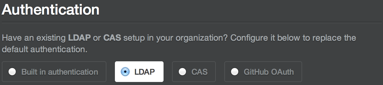LDAP option