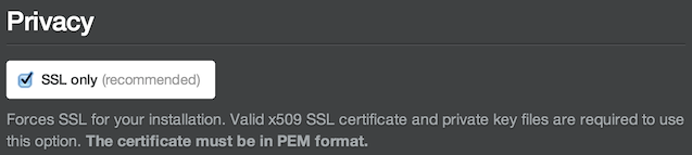 SSL only