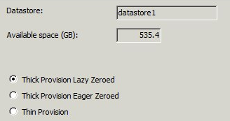 Choose a data store and provisioning method