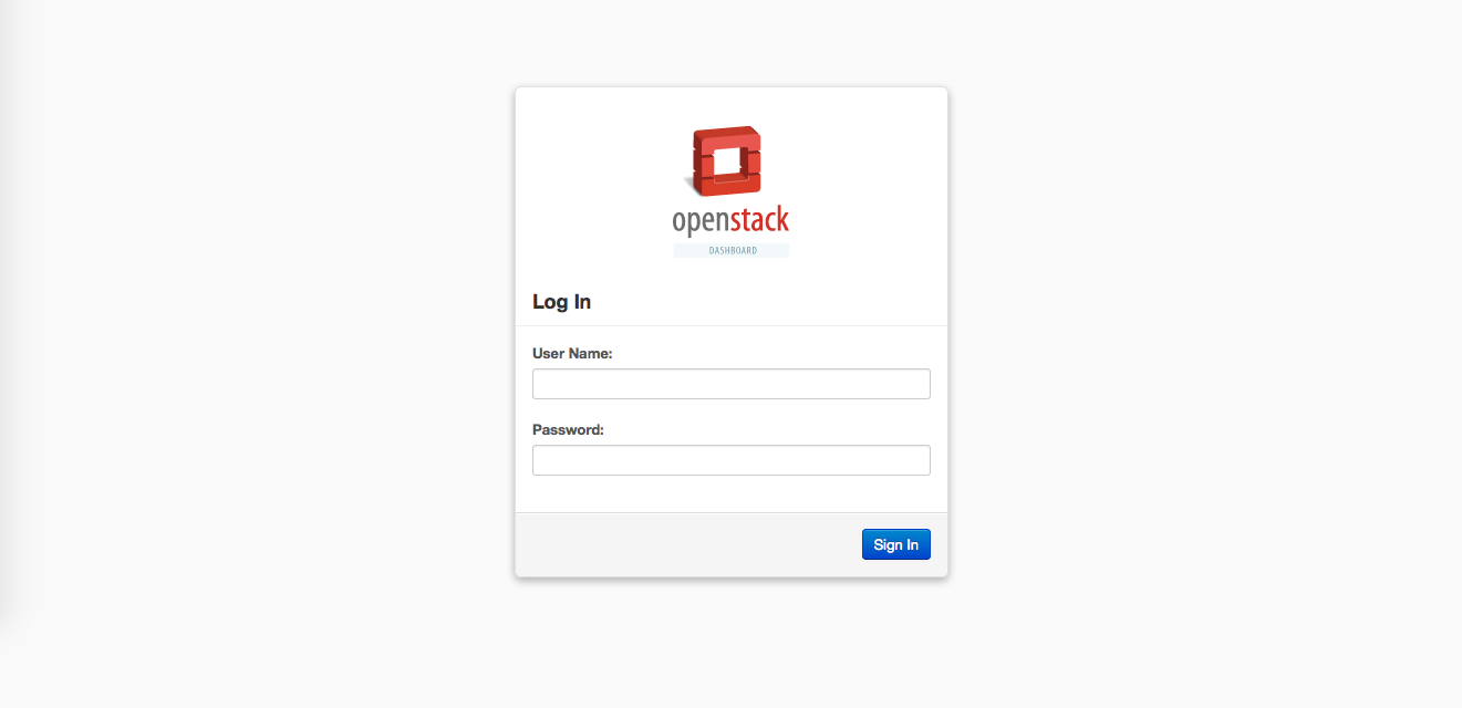 openstack-horizon-login