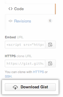 Gist download button