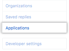 Applications tab