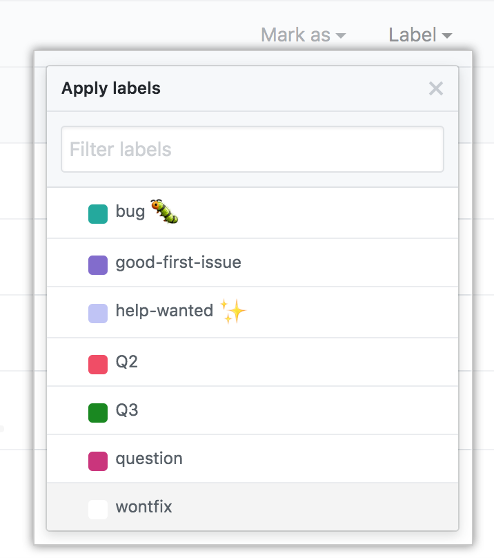 Issues Milestone assignment drop-down