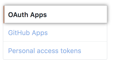 { site.data.variables.product.prodname_oauth_app }}s tab in the left sidebar