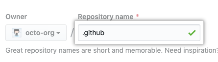 Create repository field