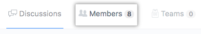 Members tab