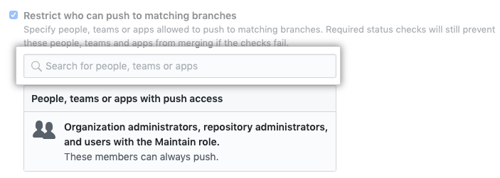 Branch restriction search