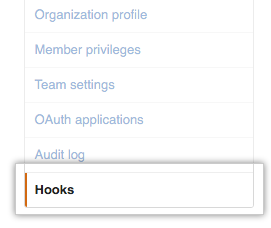 Hooks sidebar