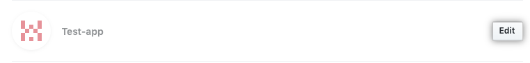 GitHub Appを編集する設定