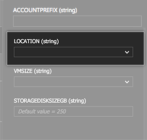 Azure location name