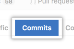 Commits tab