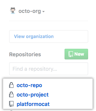 Listado delos repositorios en los que eres más activo de tu organización