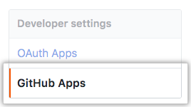 Ajustes de las GitHub Apps