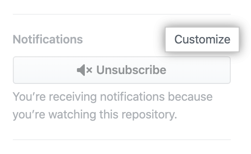 Personalizar opção em "Notificações"