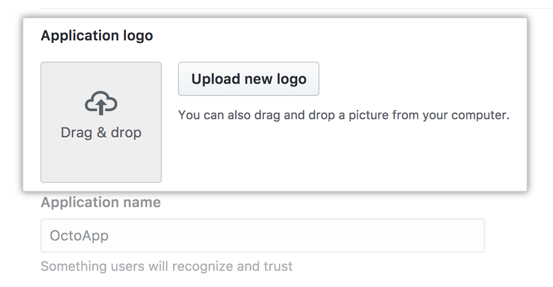 Upload a logo