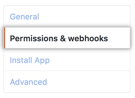 Permissions and webhooks